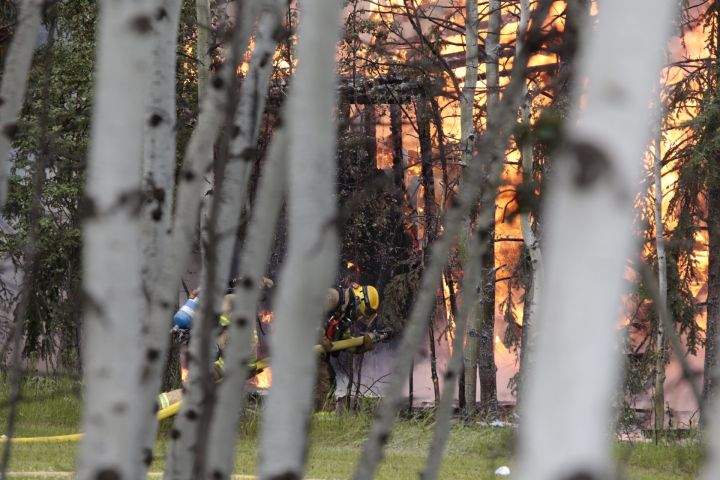 Fire crews battle blaze at southwest woodworking shop - Calgary ...