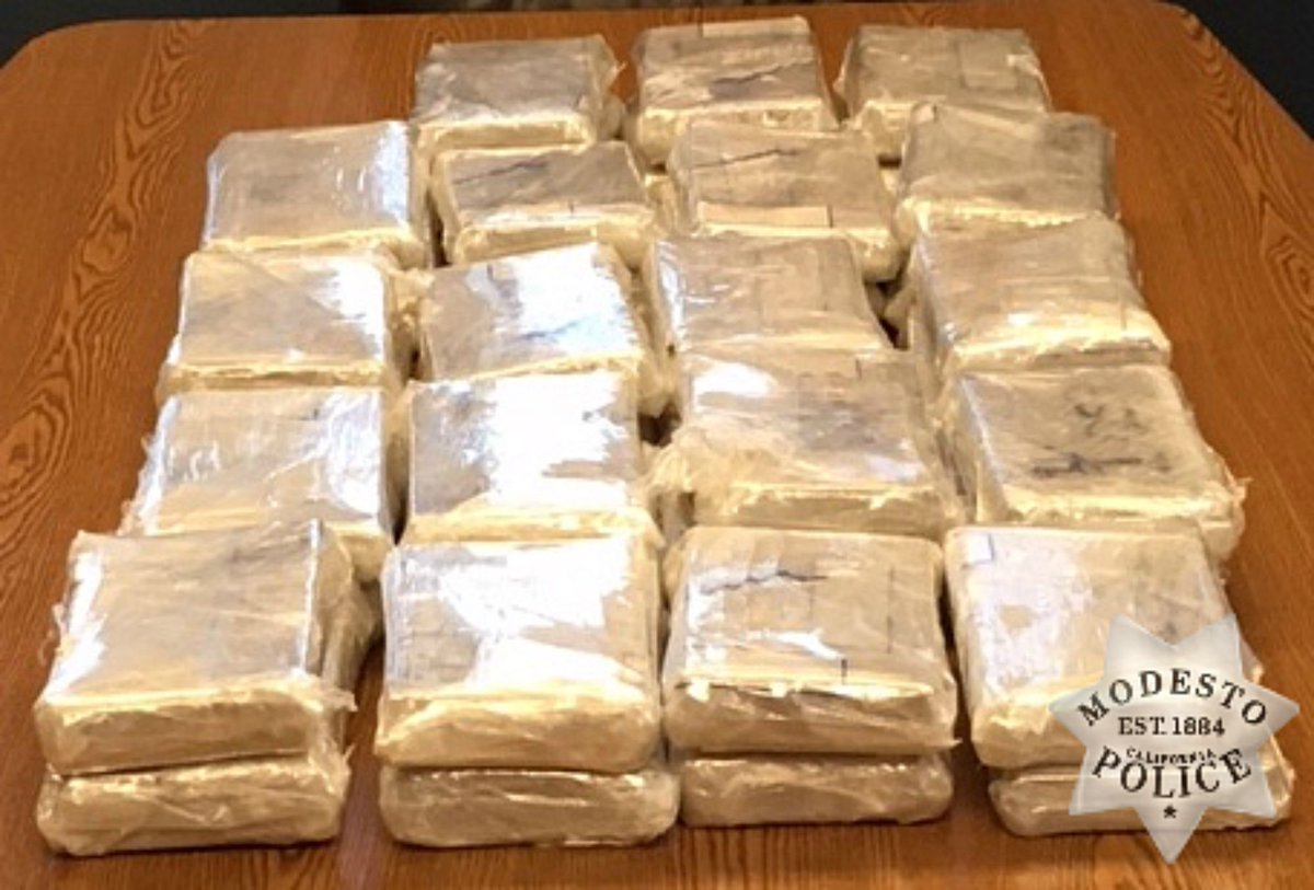 A B.C. woman was arrested in California after she was allegedly found with 38 kg of heroin.
