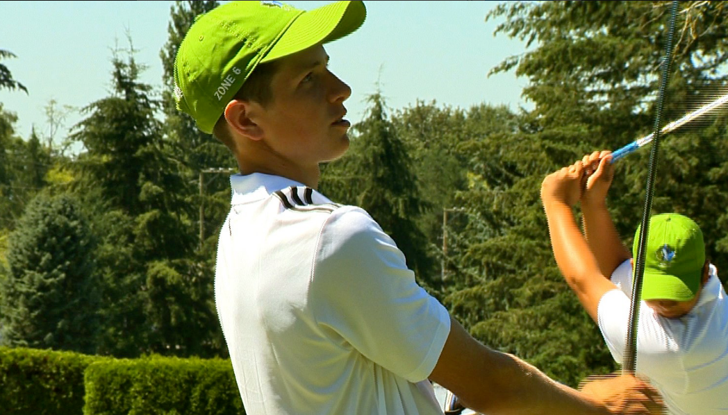 Colwood’s Nolan Thoroughgood acing his early years in golf - image