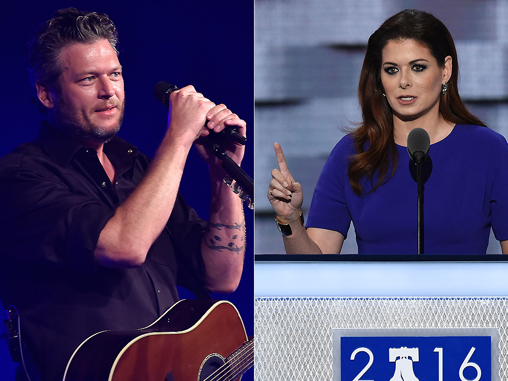 Blake Shelton, Debra Messing