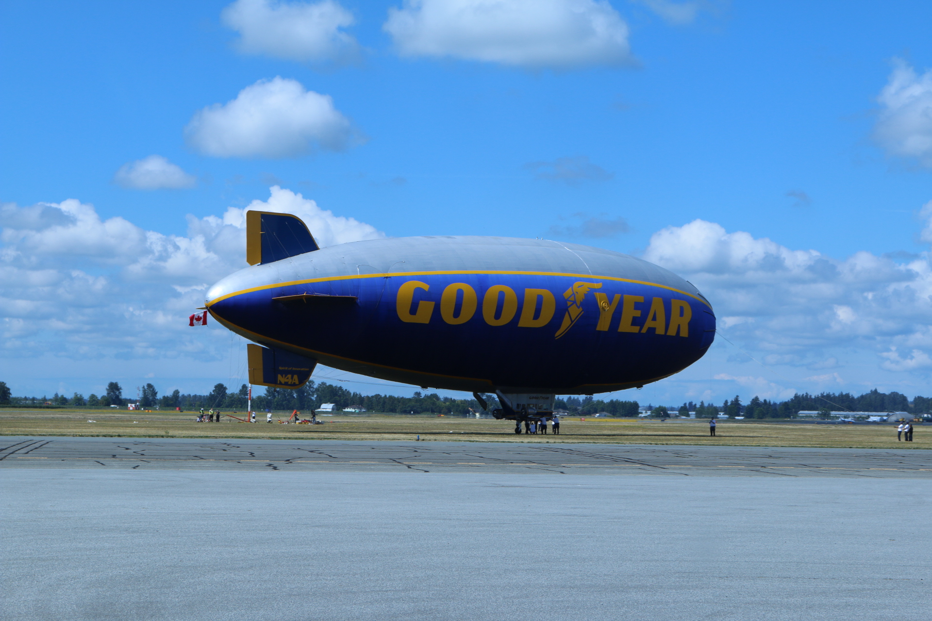 WATCH: Goodyear Blimp Makes A Return To Canada - BC | Globalnews.ca