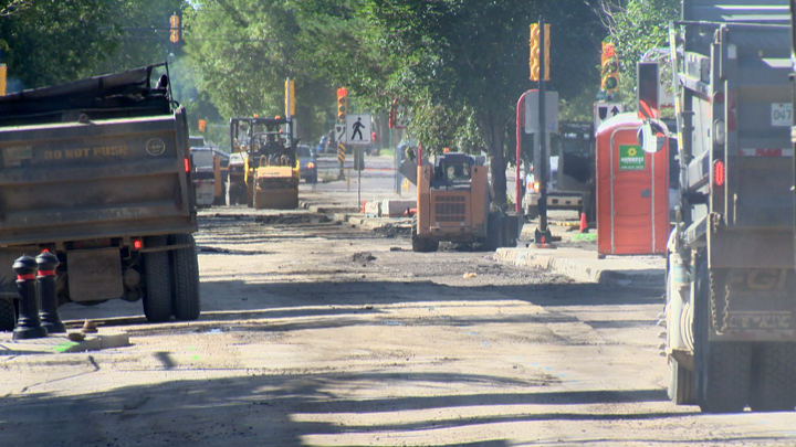 Broadway Avenue reopening to Saskatoon traffic on Thursday following seven weeks of construction to replace the aging water main system.