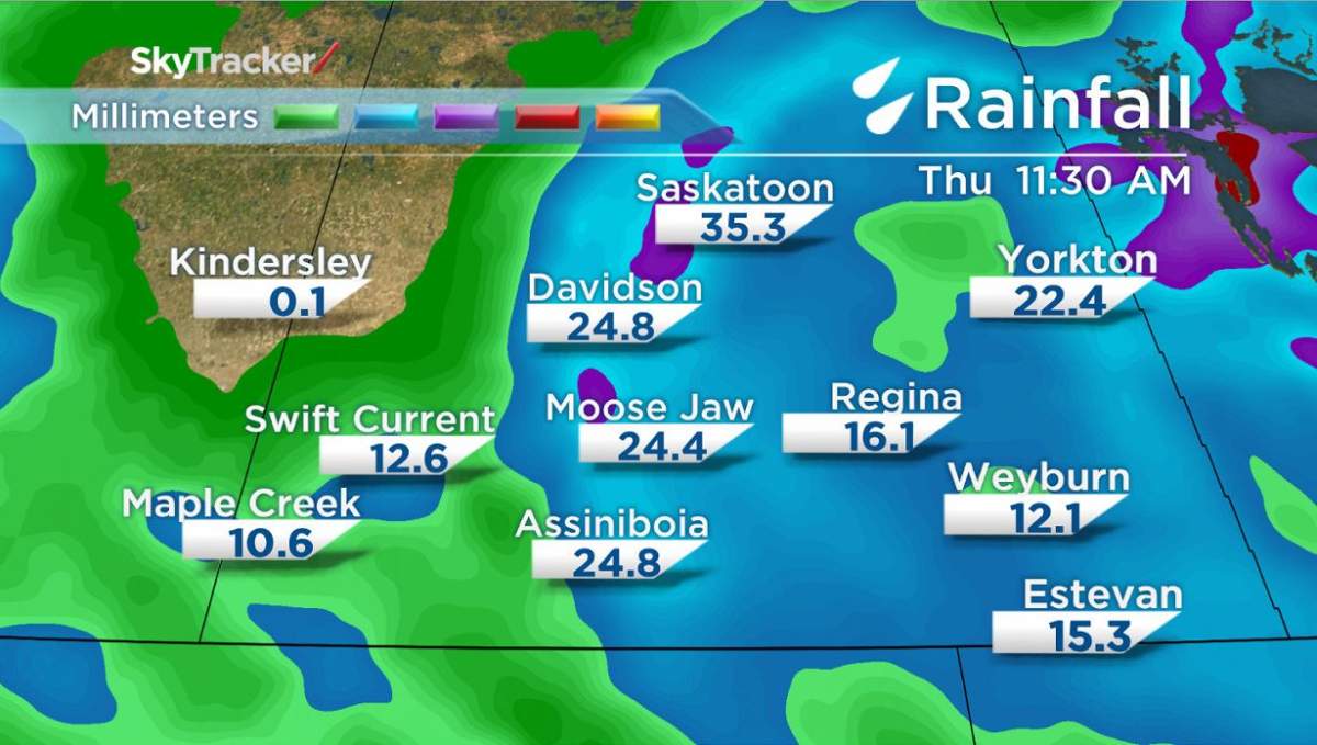 UPDATE: Rainfall warning ended for Moose Jaw - image