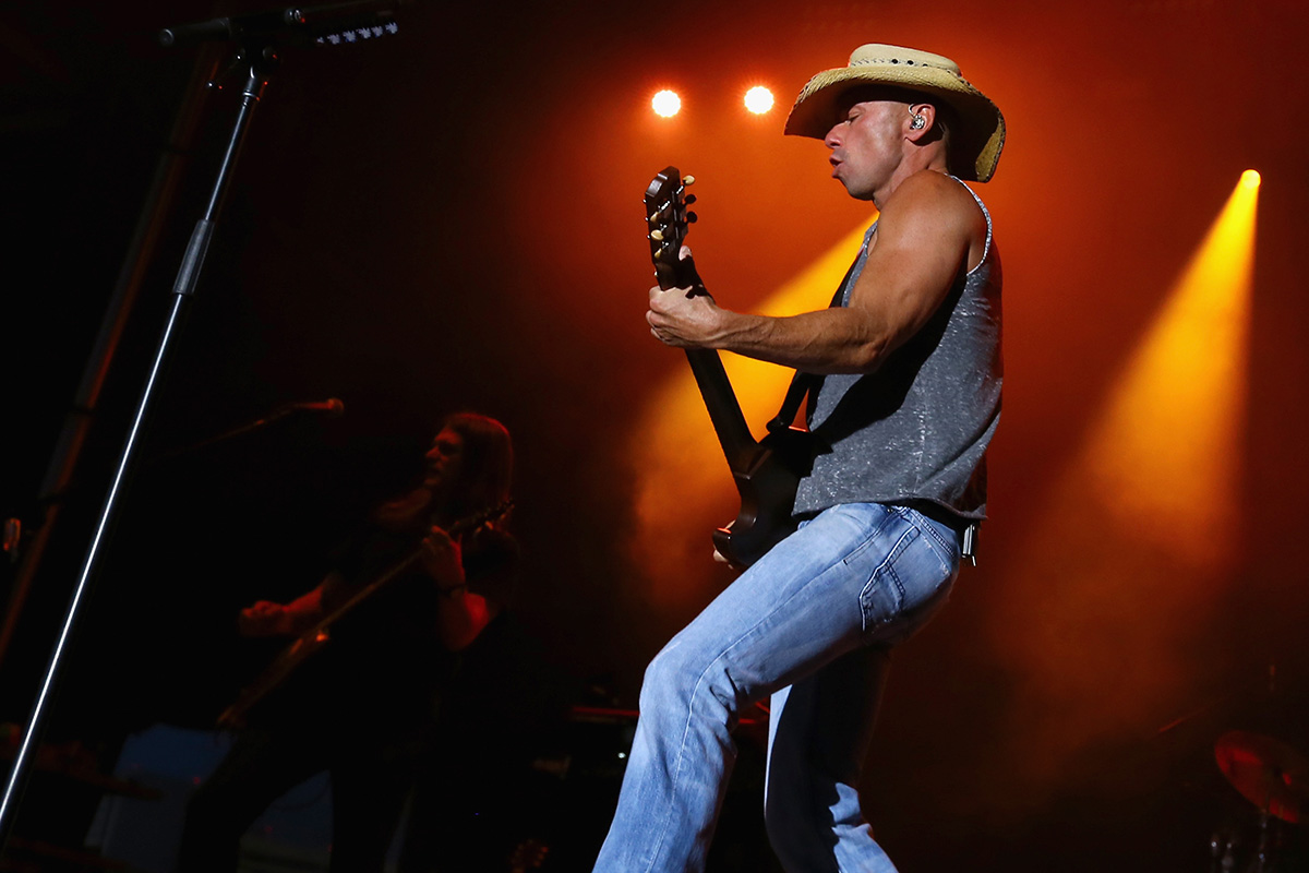 Kenny Chesney performs onstage during the 4th ACM Party For A Cause Festival at the Las Vegas Festival Grounds on April 3, 2016 in Las Vegas, Nevada.