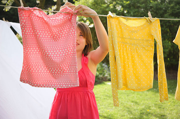 Hanging clothes to dry is a perfect way to save on your electricity bill.