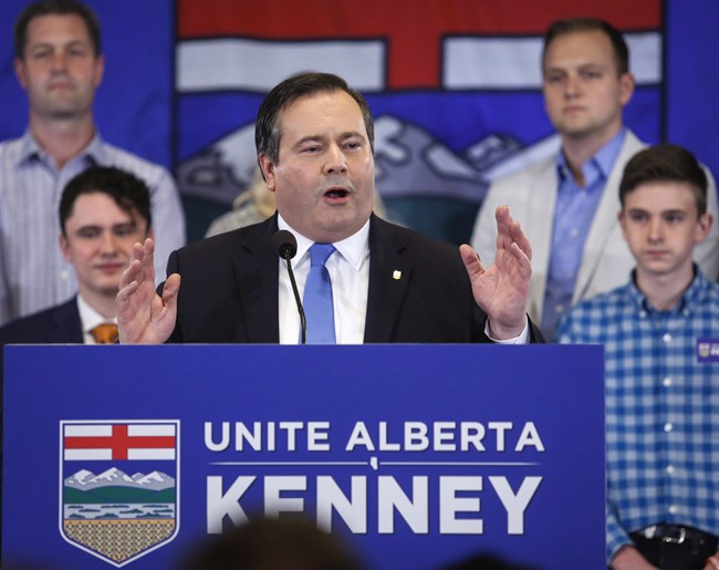 Alberta Conservative MP Jason Kenney announcing he will be seeking the leadership of Alberta\’s Progressive Conservative party in Calgary, Alta., Wednesday, July 6, 2016.