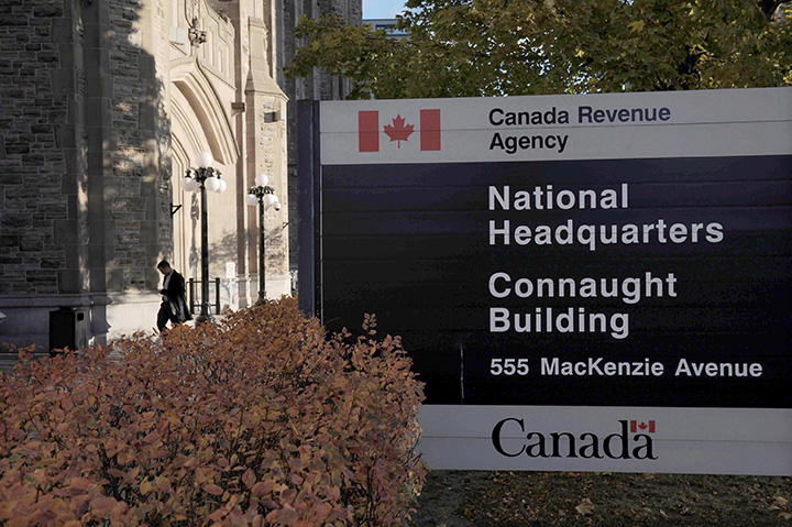 The Canada Revenue Agency headquarters in Ottawa is pictured on November 4, 2011. 