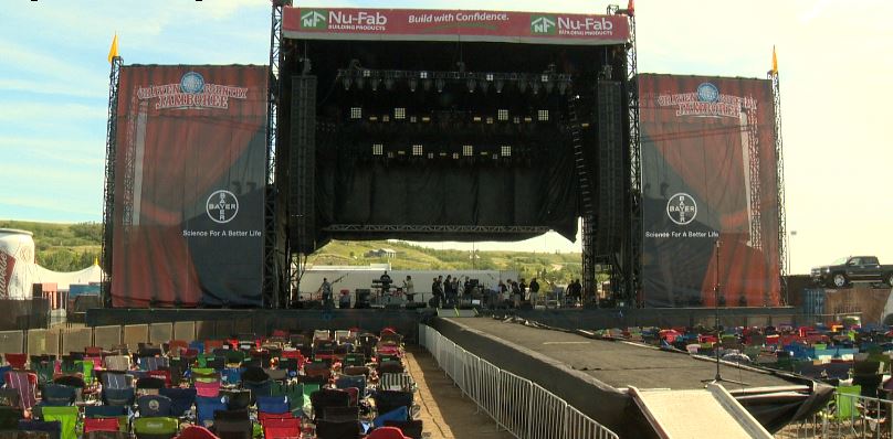 The RCMP say no impaired driving charges were laid at the site of this year's Country Thunder music festival in Craven, Saskatchewan.