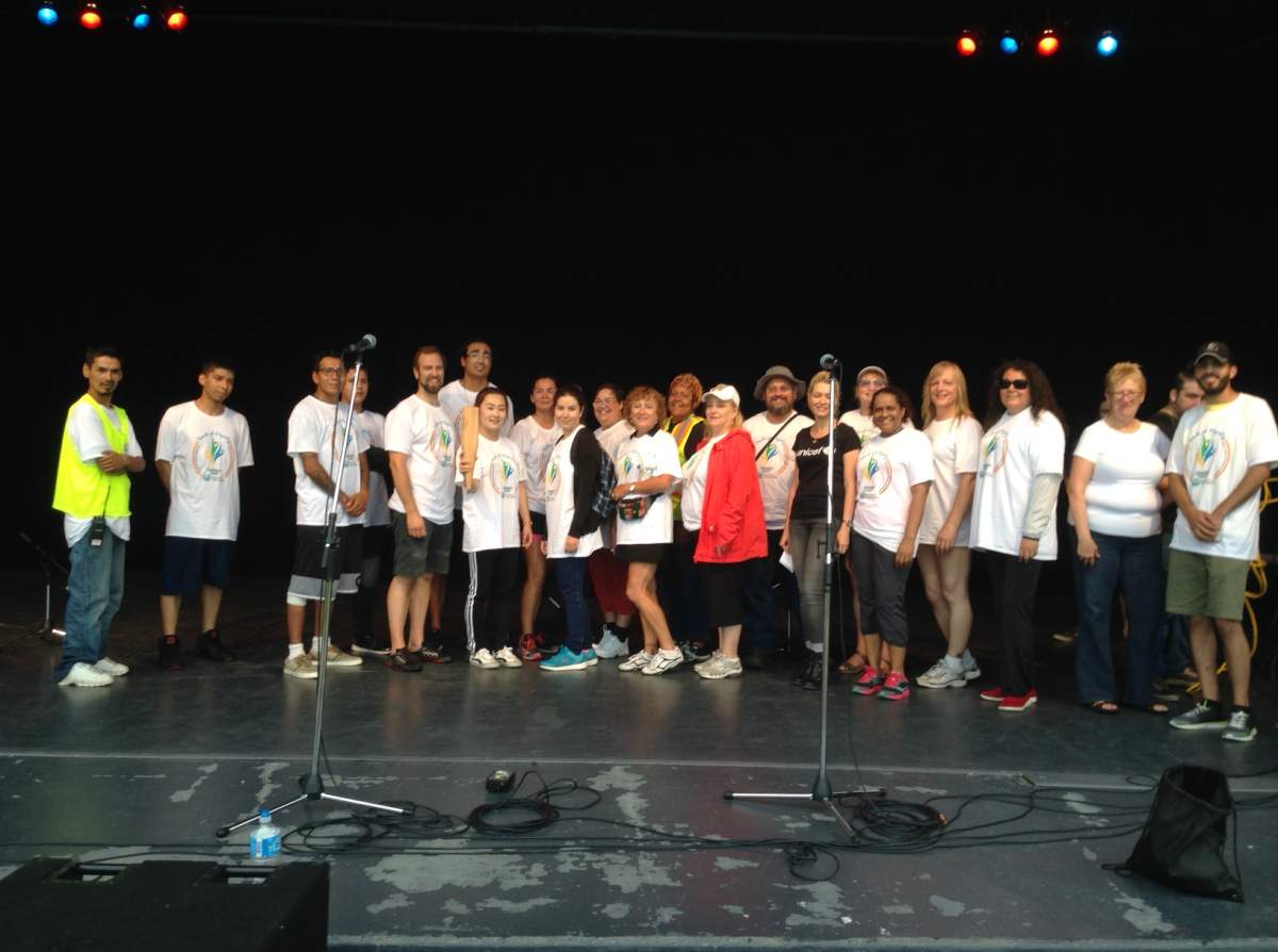 Torch of Dignity Relay kicked off at Thunderbird House Saturday July.23, 2016.