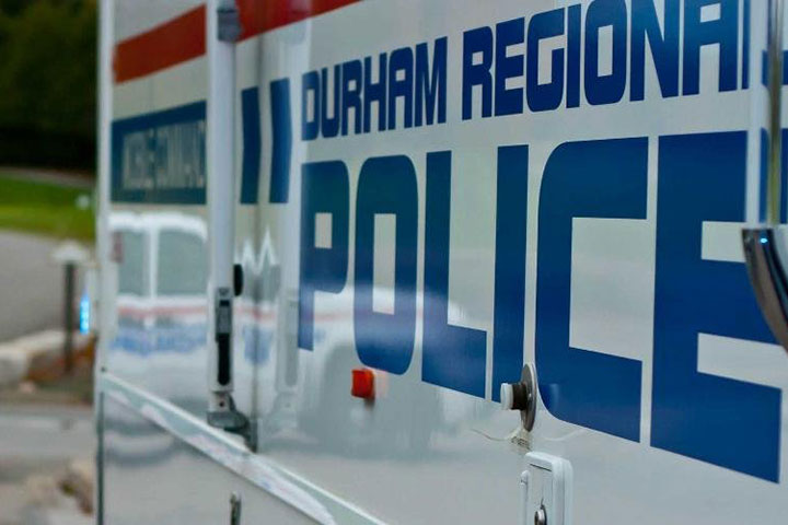 An Oshawa man is facing charges after it's alleged he broke into a Whitby home posing as a police officer.