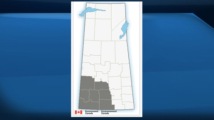 Environment Canada says funnel clouds are possible in southwest Saskatchewan Saturday.