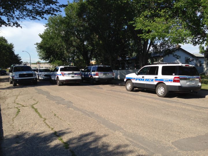 Regina police are investigating after a man was assaulted with a weapon on Retallack Street.
