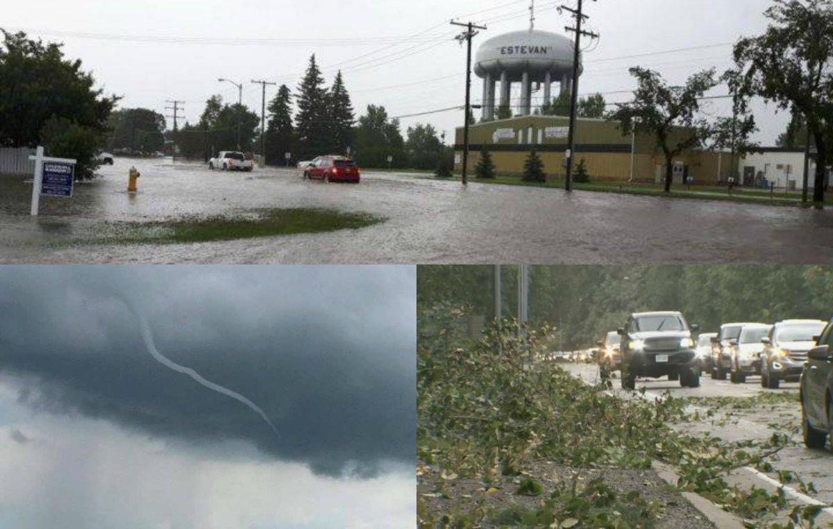 Funnel clouds, heavy rain, strong winds forecasted for Sask. - image