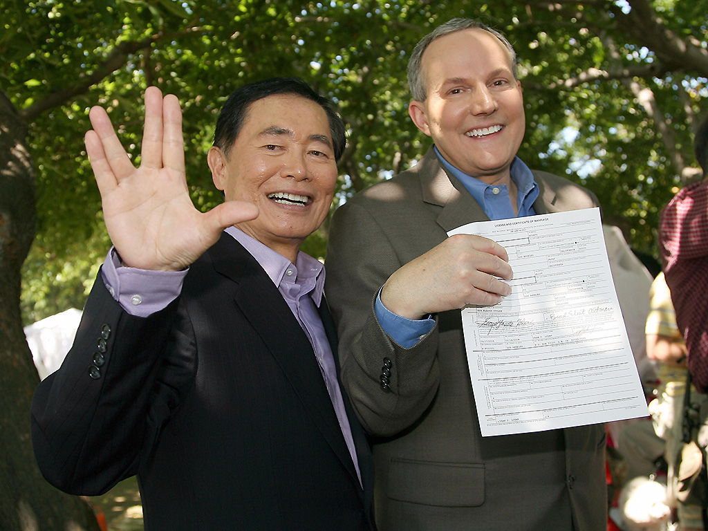 George Takei marries his husband