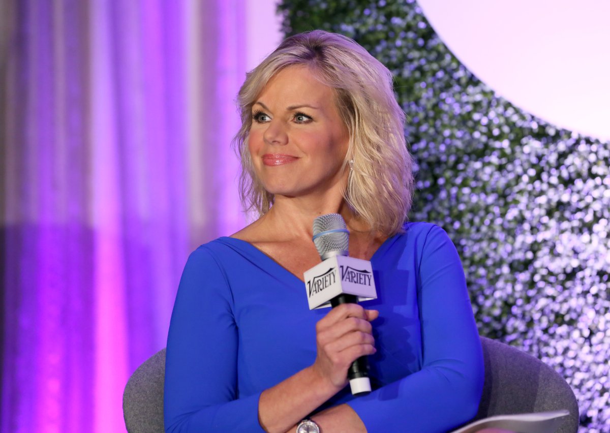 Fox News Channel Host Gretchen Carlson speaks onstage during a 'Fireside Chat on Persecuted' at Variety's Purpose in 2014.