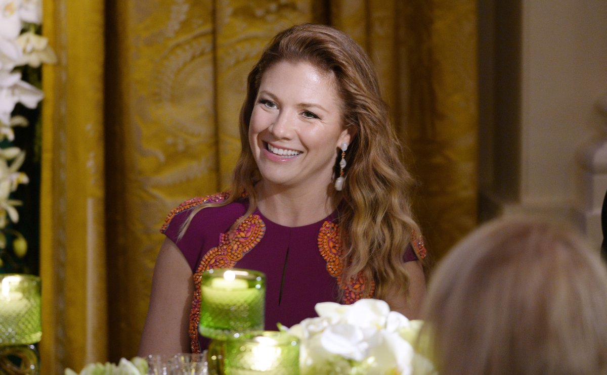 First Lady Sophie Gregoire Trudeau of Canada attends a State Dinner at the White House March 10, 2016 in Washington, D.C. 