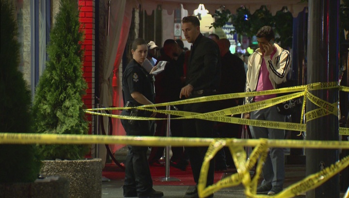 A man is in hospital with serious stab wounds after a disagreement turned violent in downtown Vancouver.