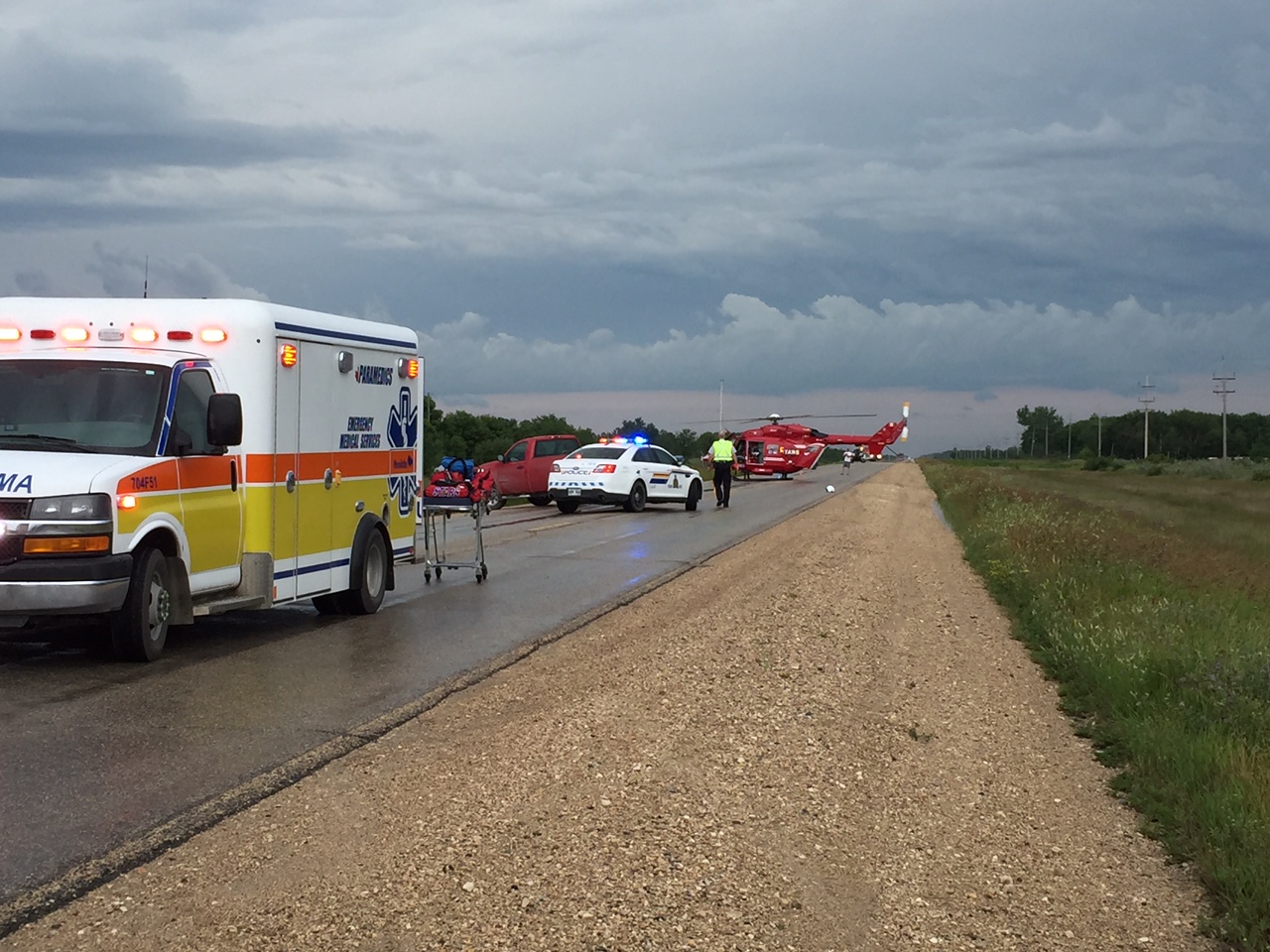 2nd Fatal Crash This Week On Manitoba Highway Winnipeg Globalnews Ca   Highway 6 Crash 2 