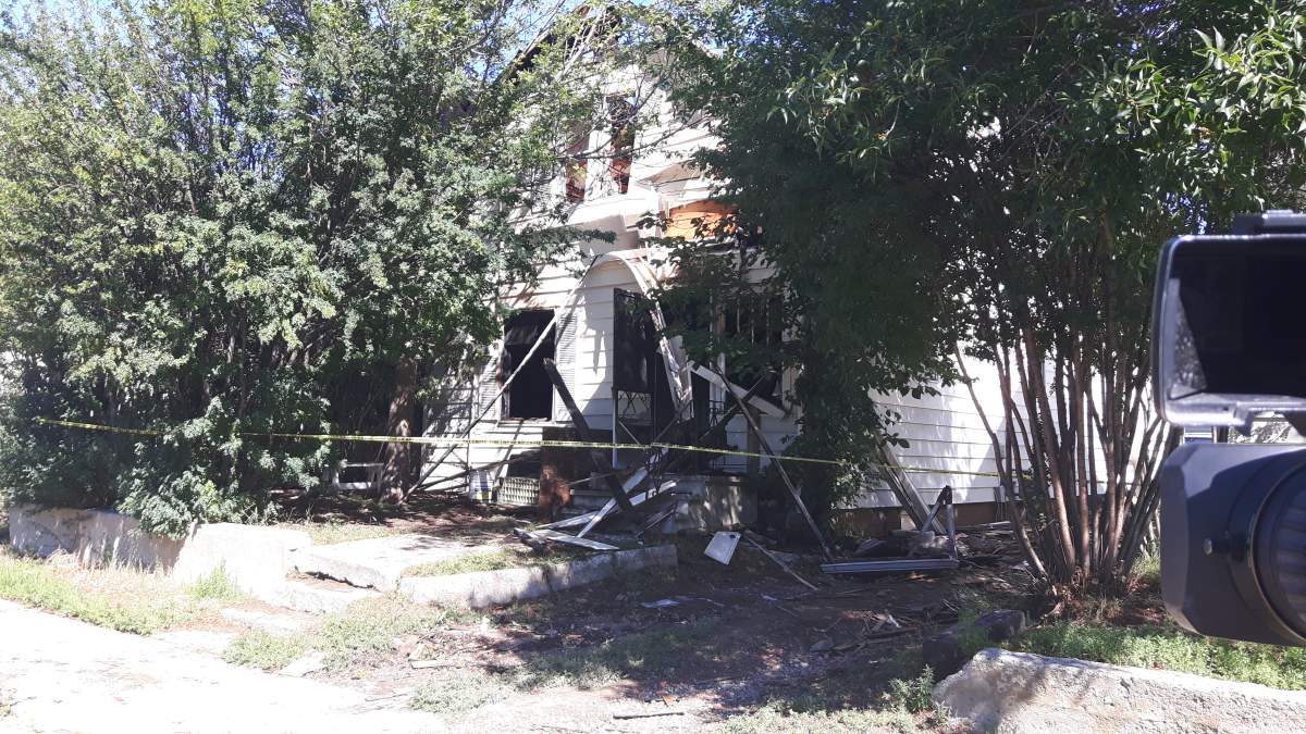 House a complete loss after catching fire