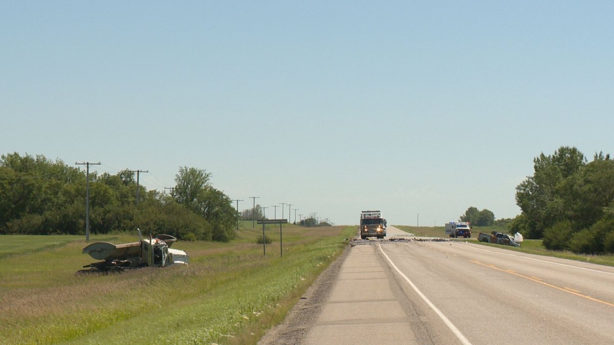 RCMP are on the scene of a serious two vehicle collision approximately eight kilometres north of Regina. 