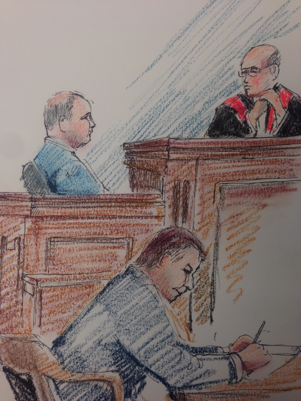 Jeremy Giesbrecht will not testify again until trial resumes in five week.