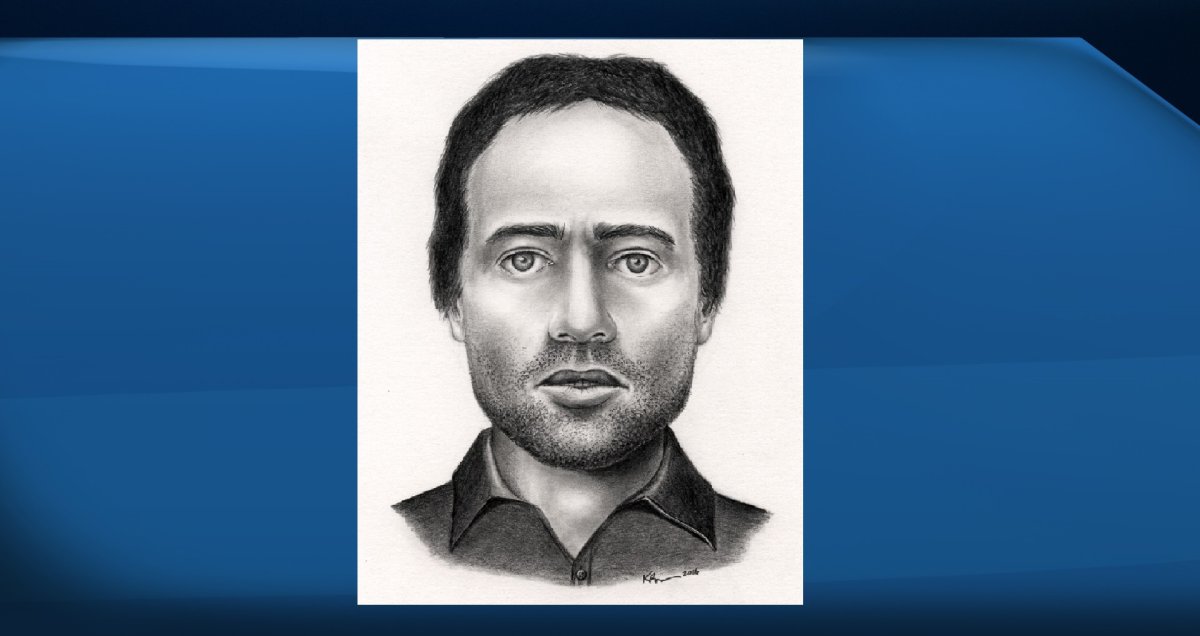 Edmonton Police Service composite sketch of a suspect who allegedly exposed himself to two women in the downtown Oliver neighbourhood last month. 