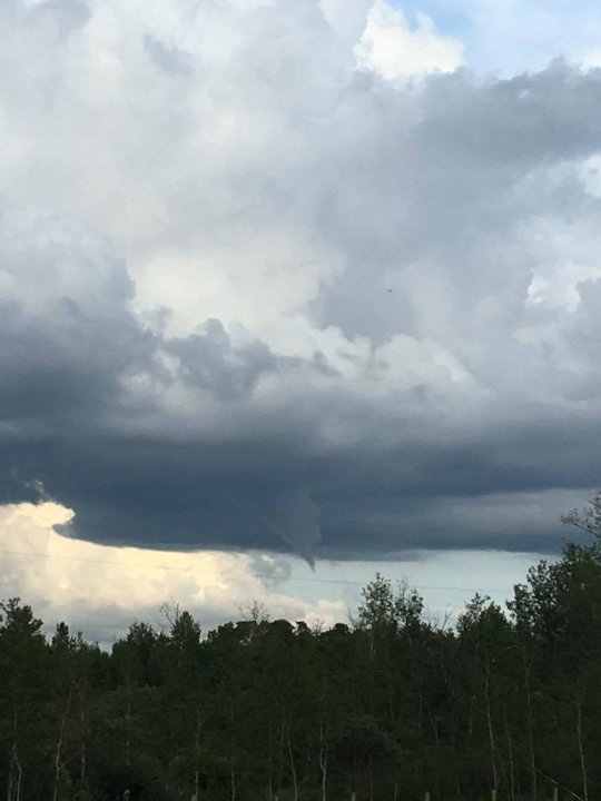 PHOTOS Funnel clouds spotted in Edmonton area Thursday night