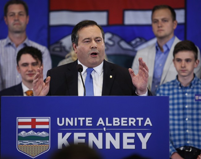 Alberta Conservative MP Jason Kenney announces he will be seeking the leadership of Alberta's Progressive Conservative party in Calgary, Alta., Wednesday, July 6, 2016.