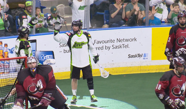 The Saskatchewan Rush have re-signed forward Curtis Knight to a three-year deal with the NLL team.