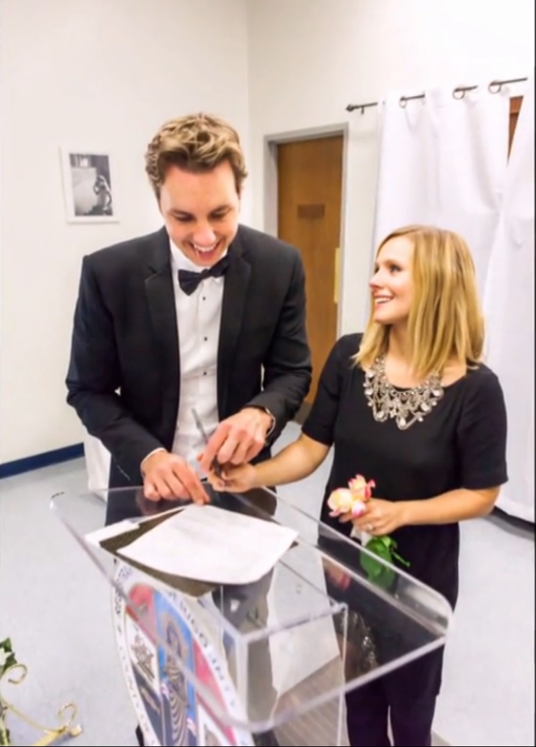 Kristen Bell shares sweet wedding photos with Dax Shepard - image