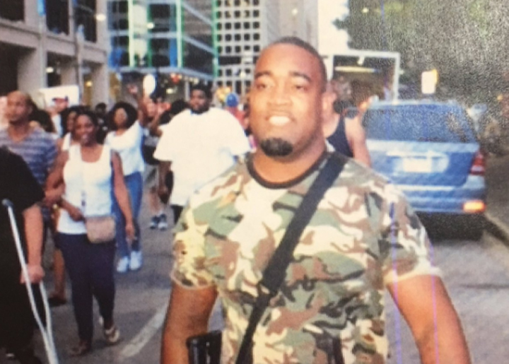 This is the image of Mark Hughes shared by the Dallas Police Department.