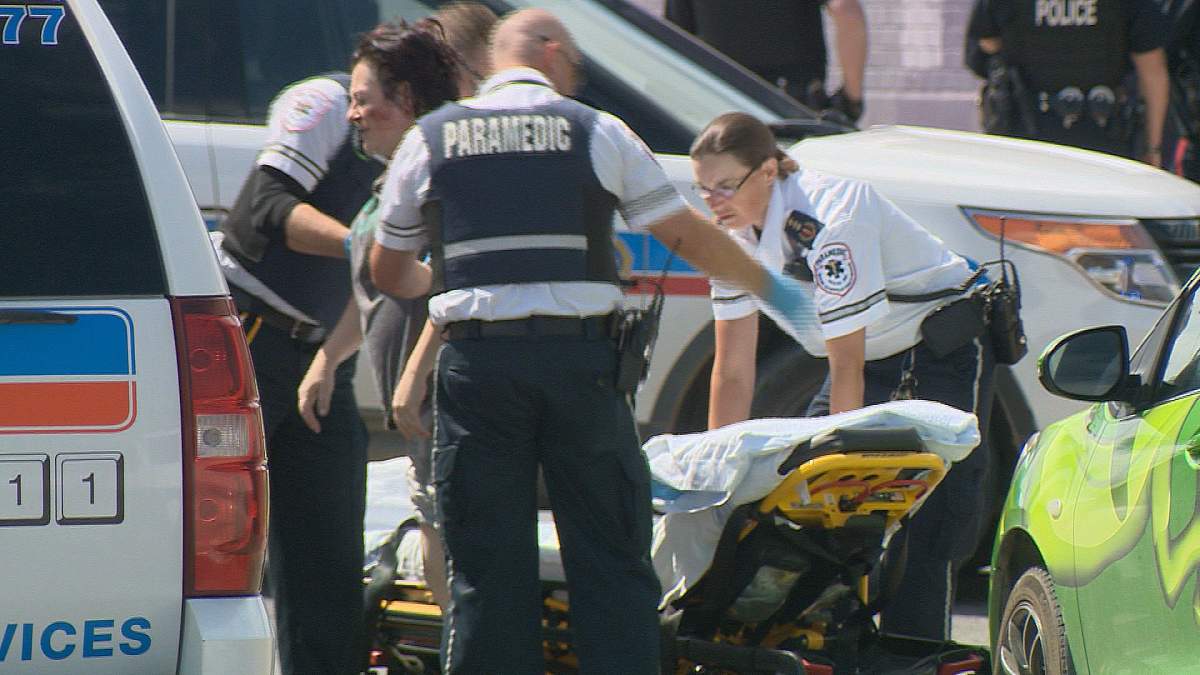 Police say there was a struggle and the man took off on foot with an unknown amount of cash.