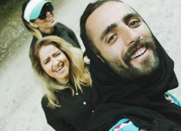 Several Iranian men are posting images of themselves wearing hijabs online in protest of the strict dress codes women in Iran have to abide by. 