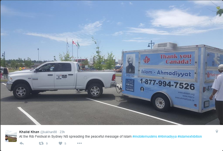 The Ahmadiyya Muslim Jama at Canada has launched a national campaign called #MobileMuslims.
