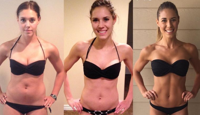 Kelsey Wells is celebrating her weight gain.