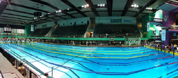 Winnipeg's Pan Am Pool is receiving $2.6 million in upgrades to its lighting, ceiling and announcement system this summer.