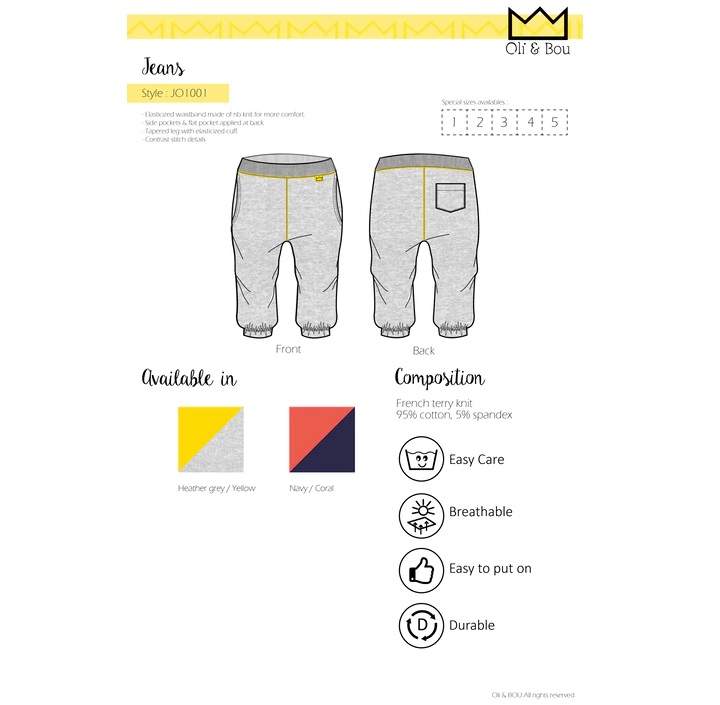 Clothes specially designed for children with dwarfism by Oli & Bou.