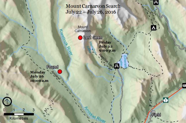 Missing mountain climber found safe in Yoho National Park - image