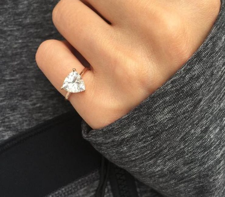 An engagement ring is a sign of a commitment to someone else. This self-love pinky ring is supposed to be symbolize a commitment to yourself.