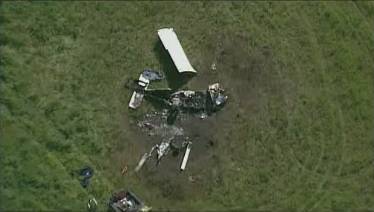 Plane crash on the outskirts of Winnipeg. 