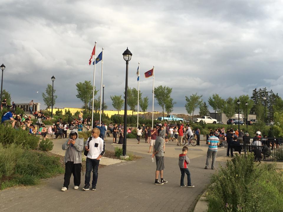 Dozens of Pokemon Go players flocked to a north Edmonton park Sunday evening. July 17, 2016.