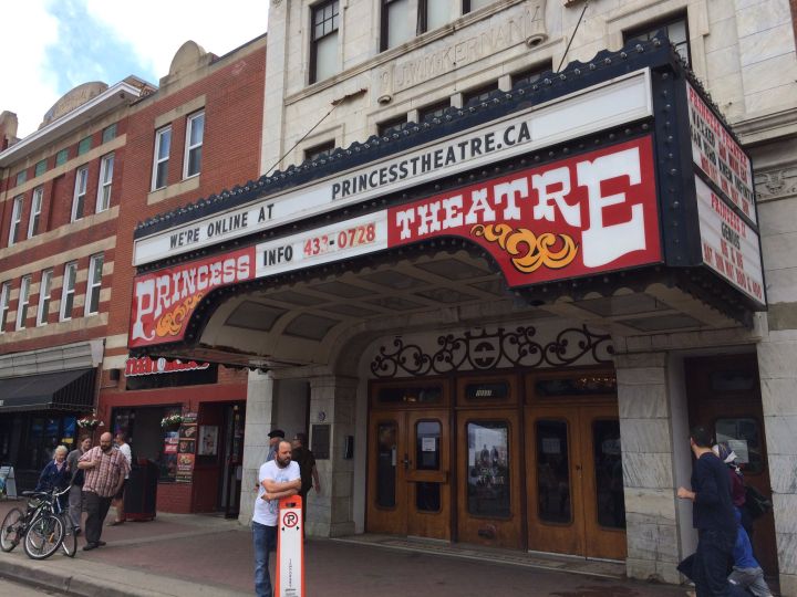 The Princess Theatre along Edmonton's Whyte Avenue Sunday, July 3, 2016.