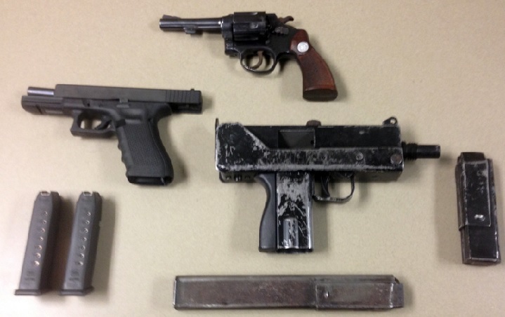 Firearms seized by police in Project Baldwin.