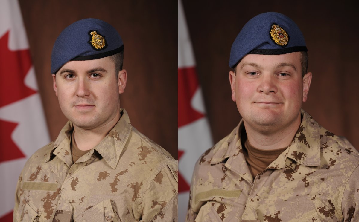 Capt. Zachary Cloutier-Gill and Capt. Bradley Ashcroft were killed in an off-duty plane crash.