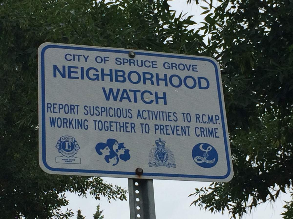 City of Spruce Grove neighbourhood watch program