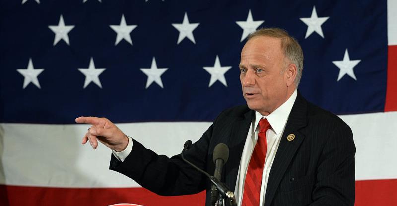 U.S. Rep. Steve King (R-IA) speaks at the First in the Nation Republican Leadership Summit April 17, 2015 in Nashua, New Hampshire. The Summit brought together local and national Republicans and was attended by all the Republicans candidates as well as those eyeing a run for the nomination. 