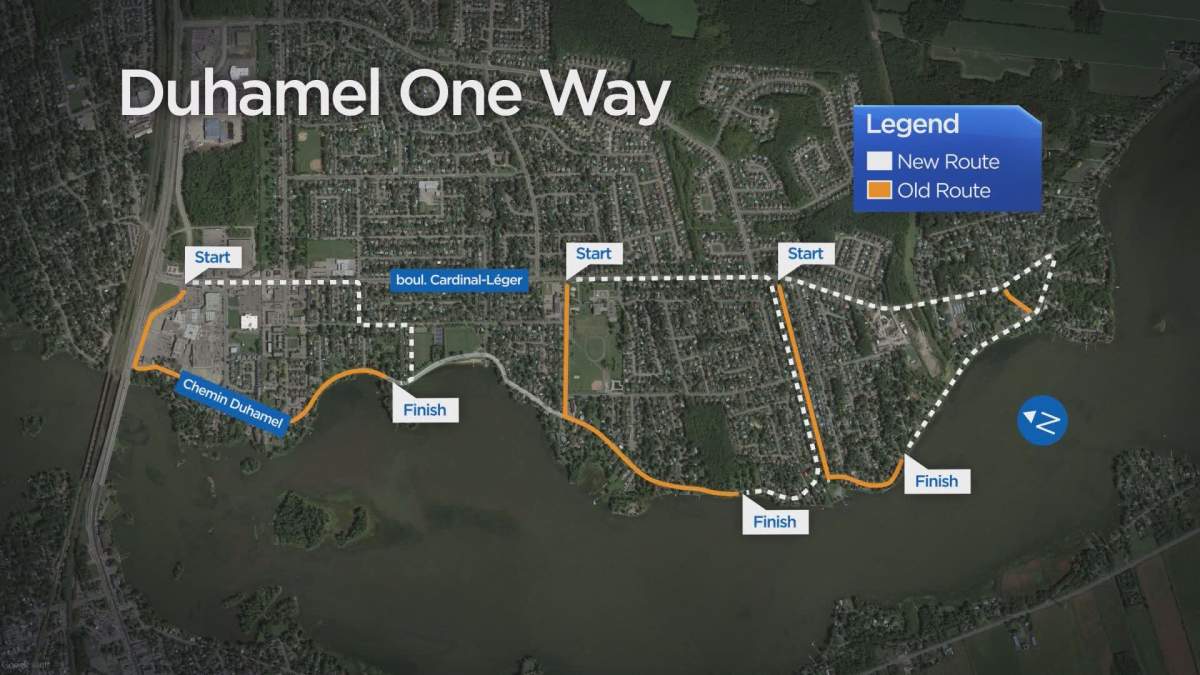 Duhamel Road starts its year-long pilot project to restrict traffic to one lane heading north to Highway 20 and to open up a multipurpose path for residents, Monday, July 4, 2016.