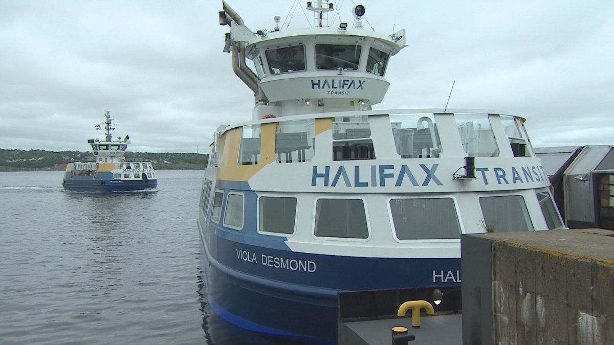 The newest Halifax harbour ferry, the Viola Desmond, was launched in Halifax on Thursday, July 7. 