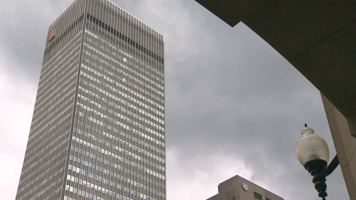 Torrential rain falls in Montreal.