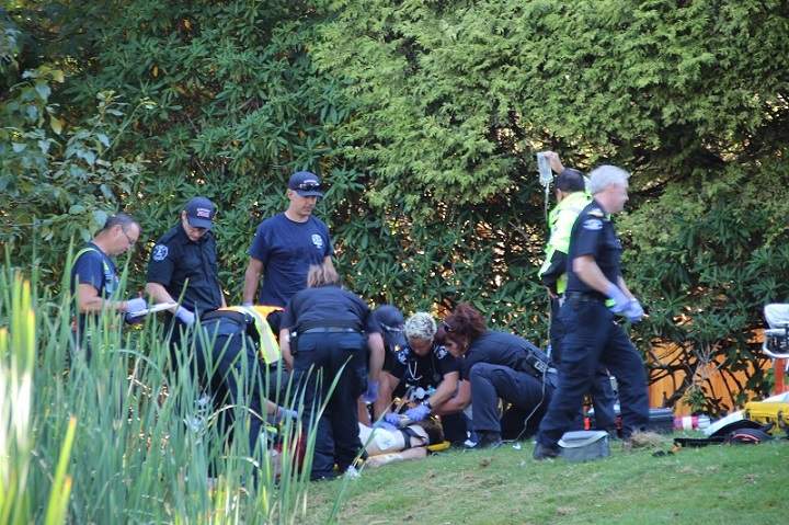 Serious accident in Surrey park sends one to hospital - BC | Globalnews.ca